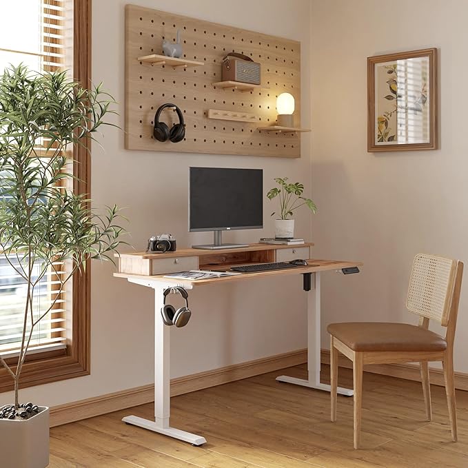 FEZIBO 55 x 24 Inch Whole-Piece Height Adjustable Standing Desk - Image 2
