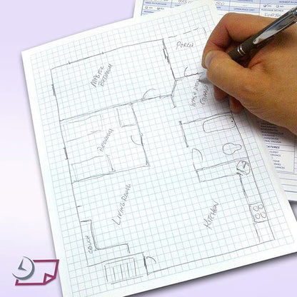 Graph Paper Pad for Blueprint Drawings, Engineering Drawing, and Planning - Image 8