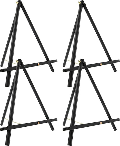 U.S. Art Supply 16" Black Wood Tabletop Easel by USArtSupply