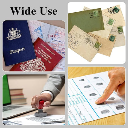 Black Stamp Pad, 4 x 2.5 Inch Premium Quality Ink Pad - Image 7