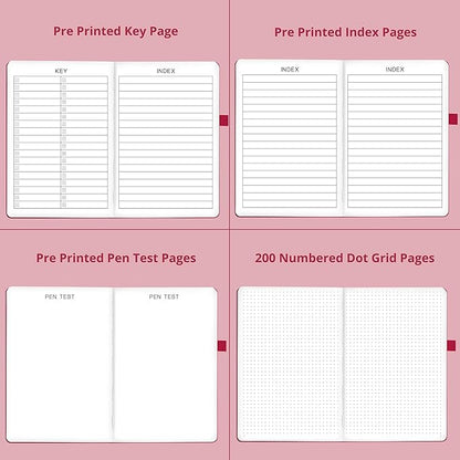VIVID SCRIBBLES Dotted Journal – 140gsm Bleed Proof Thick White Paper – 200 - Image 7