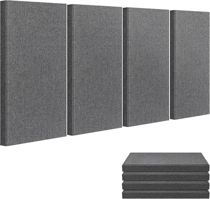23.62" X 11.81" X 2" Fiberglass Wall Panel, 4 Pack Acoustic Panels, Acoustic by UMIACOUSTIC
