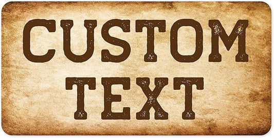 Custom Sign, Custom Street Sign, 11 Font Colors, 13 Font Styles, 4 Hole Options by MySignCenter
