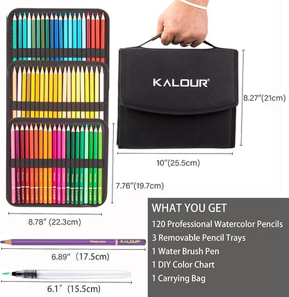 KALOUR Premium Watercolor Pencils, - Image 6