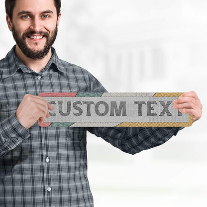 Custom Sign, Custom Street Sign, 11 Font Colors, 13 Font Styles, 4 Hole Options - Image 2