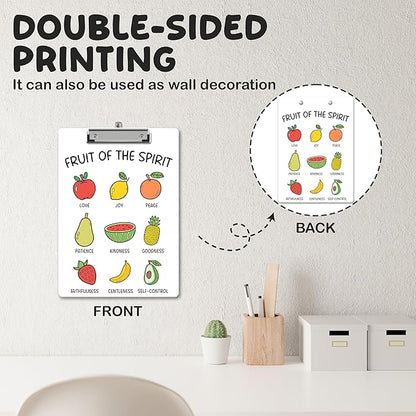 APIILVPQ Fruits Clipboard，Bible Verse Clipboards - Image 3