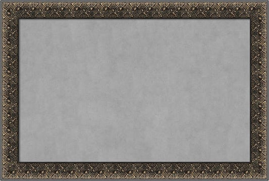 Amanti Art Black Framed Magnetic Board 25x37 Large Vision Board by AmantiArt