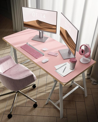 YSAGi Leather Desk Protector, Office Mat, Large Mouse Mat, Non-Slip PU Leather - Image 2