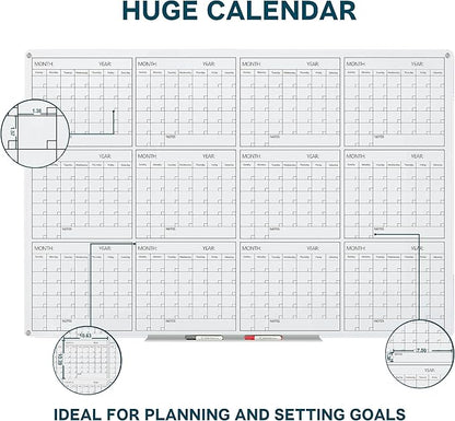 J&J worldwide Glass Whiteboard Yearly Calendar - Image 4