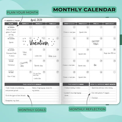 Clever Fox Planner – Undated Weekly & Monthly Planner - Image 4