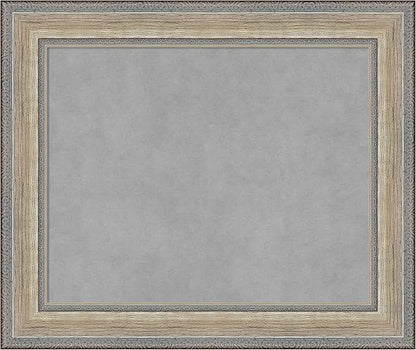 Amanti Art Silver Framed Magnetic Board 21x25 Small Vision Board by AmantiArt