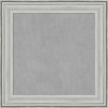 Amanti Art Silver Framed Magnetic Board 15x15 X-Small Vision Board by AmantiArt