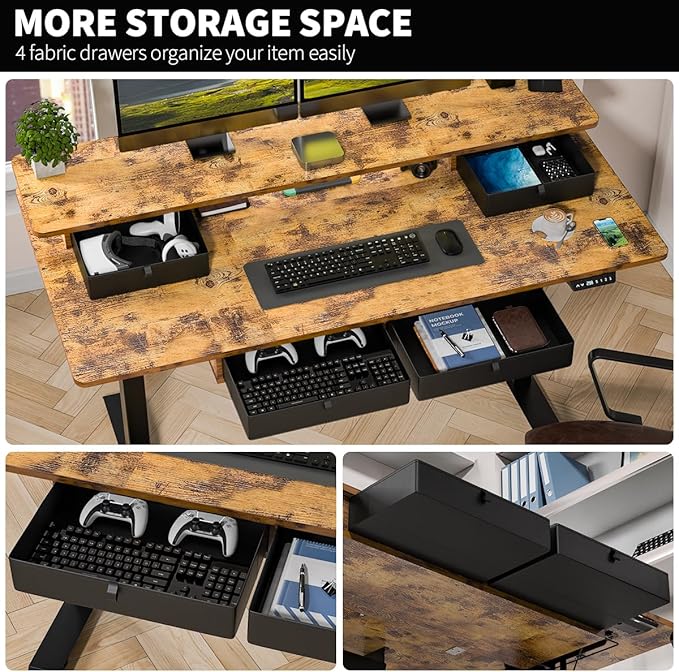 Kingant 55 x 30 Inch Electric Standing Desk - Image 6