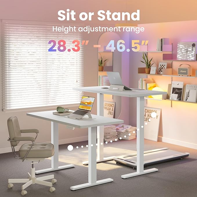 HUANUO 71 x 30 inch Electric Standing Desk Adjustable Height, 4 Memory Height - Image 5