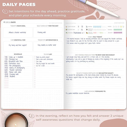 Clever Fox Self-Care Journal – Wellness & Daily Reflection Notebook – Mental - Image 4