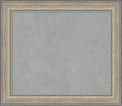 Amanti Art Silver Framed Magnetic Board 25x29 Medium Vision Board by AmantiArt
