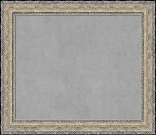 Amanti Art Silver Framed Magnetic Board 25x29 Medium Vision Board by AmantiArt