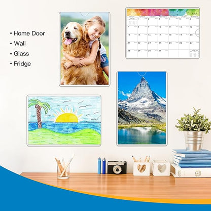 Magnetic Sign Holder 11 x 17, 20 Pack Rigid Magnetic Paper Holder Poster - Image 8