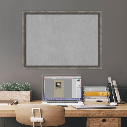Amanti Art Grey Framed Magnetic Board 22x30 Medium Vision Board - Image 6