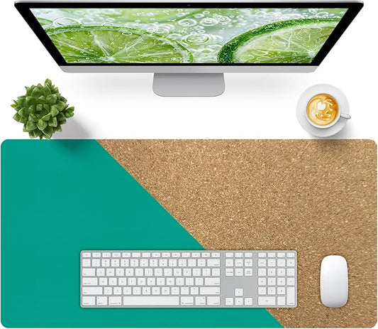 Bloss Green Desk Mat, Leather Desk Pad, Desk Matt by Bloss