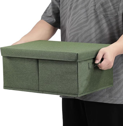 HOONEX Storage Bins with Lids for Organizing, Storage Boxes with 2 Carrying - Image 6