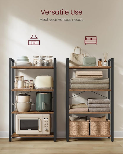 VASAGLE 4-Tier Bookshelf, Bookcase - Image 6