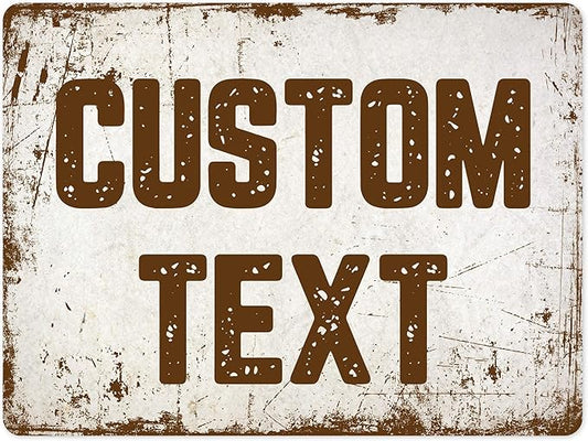 Custom Sign, Custom Street Sign, 11 Font Colors, 13 Font Styles, 4 Hole Options by MySignCenter