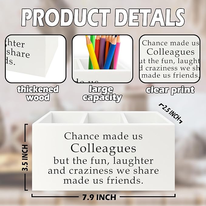 XPH Colleague Gifts Pen Pencil Holder Organizer - Image 7