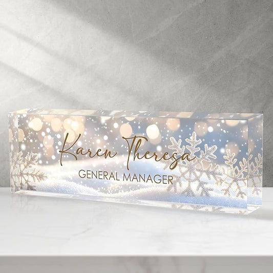 Custom Office Name Plate, Personalized Gifts by Unknown