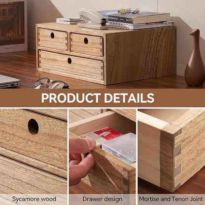 Kirigen Wooden Desktop Organizer - Image 5