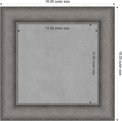 Amanti Art Grey Framed Magnetic Board 16x16 X-Small Vision Board - Image 4