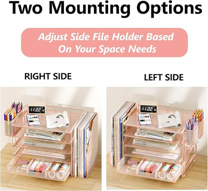 OPNICE Desk Organizer, 5-Tier Paper File Organizer - Image 2