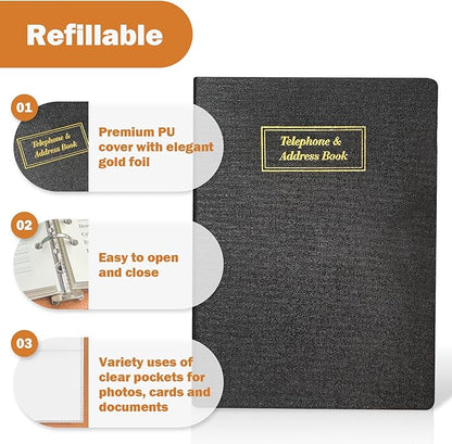 Refillable Address Book Binder - Image 2