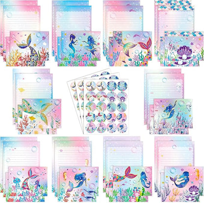 TaoBary 160 Pcs Stationery Paper Set 50 Double Sided Stationery Papers by TaoBary