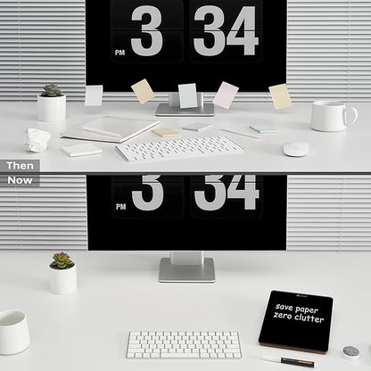 Desktop Black Glass Dry Erase Whiteboard - Image 6