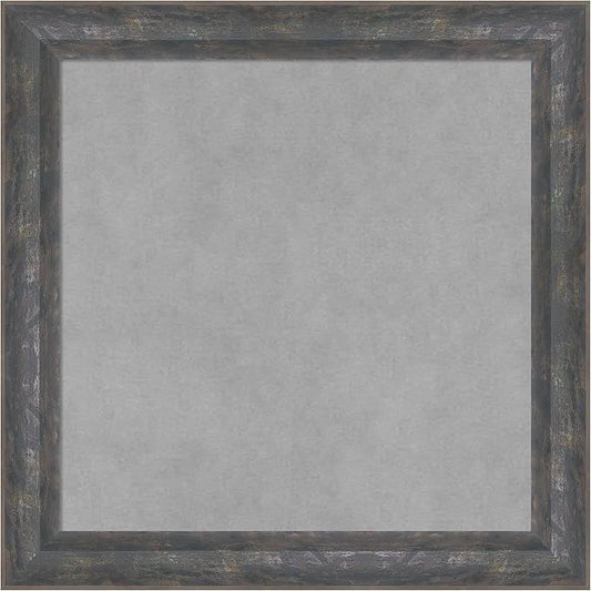 Amanti Art Grey Framed Magnetic Board 19x19 Small Vision Board by AmantiArt