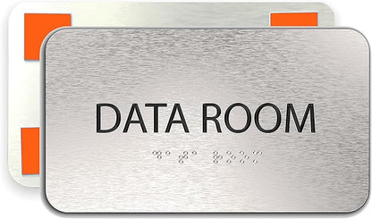ADASigns Data Room Sign 7" W x 4" H by ADASigns