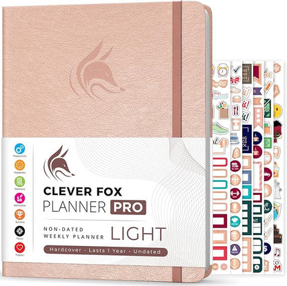 Clever Fox Planner PRO Light – Weekly & Monthly Life Planner to Increase by CleverFox