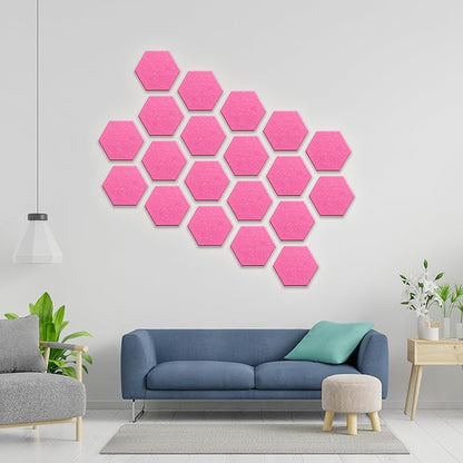 Hexagonal Acoustic Panels-12 Pack High-Density Sound Absorbing Panels - Image 5