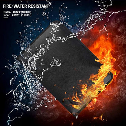 ENGPOW Fireproof File Folder Fireproof Fire and Water Resistant Money Document - Image 5