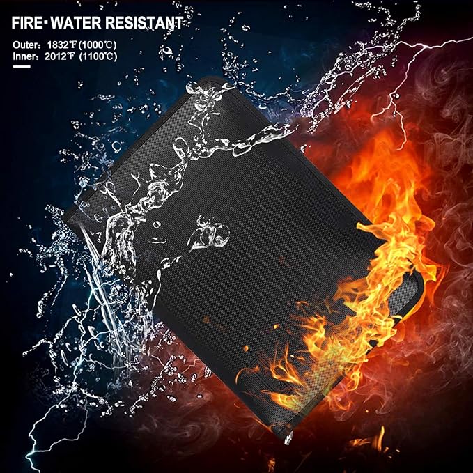 Expanding File Folder Important Document Organizer Fireproof & Waterproof - Image 5