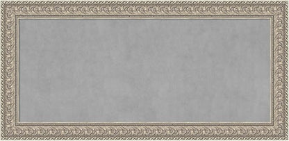 Amanti Art Silver Framed Magnetic Board 27x55 Oversize Vision Board by AmantiArt