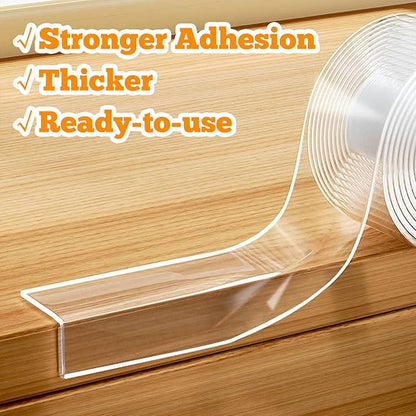 Clear Soft Corner Protectors for Furniture Strip, 2 in x 13.12 FT Edge Bumper - Image 7