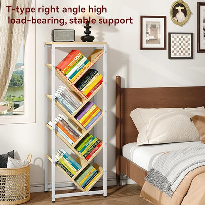 IBUYKE 9 Tier Tree Bookshelf, Floor Standing Wood Bookshelf - Image 8