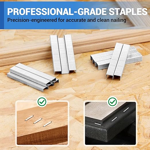 meite JT21 Staples, 3/8 Inch Galvanized Fine Wire Staples - Image 7