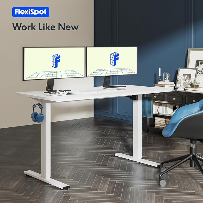 FLEXISPOT One-Piece Electric Standing Desk, 60 x 24 Inches Adjustable Desk - Image 5
