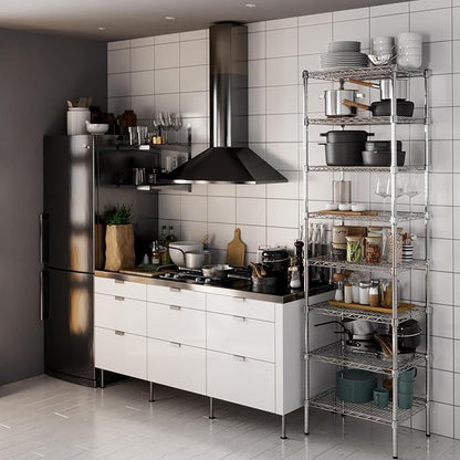 Regal Altair 18" Deep x 24" Wide x 86" Height Wire Shelving Kit | 8-Tier | NSF - Image 6