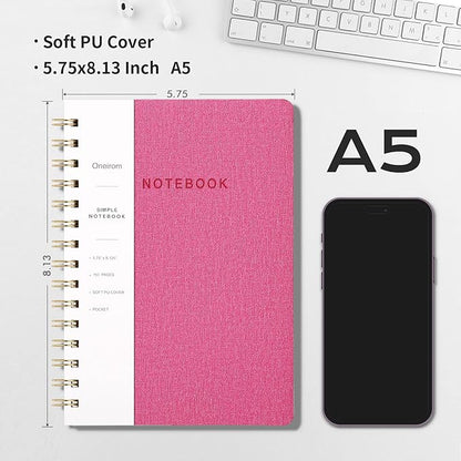 Spiral Notebook-5.75" x 8.125" College Ruled Journal - Image 2