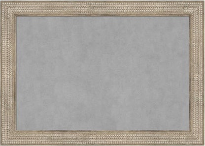 Amanti Art Silver Framed Magnetic Board 30x42 Large Vision Board by AmantiArt