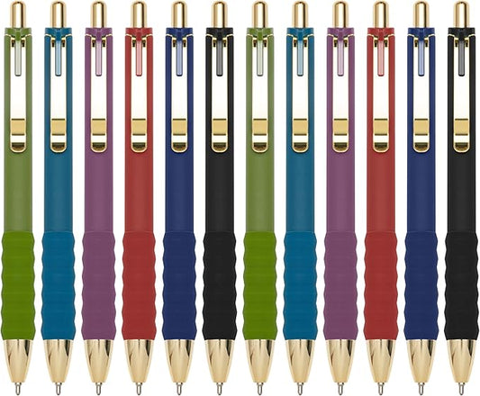 Linbsunne Ballpoint Pens Black Medium Point 1mm Pen by Linbsunne